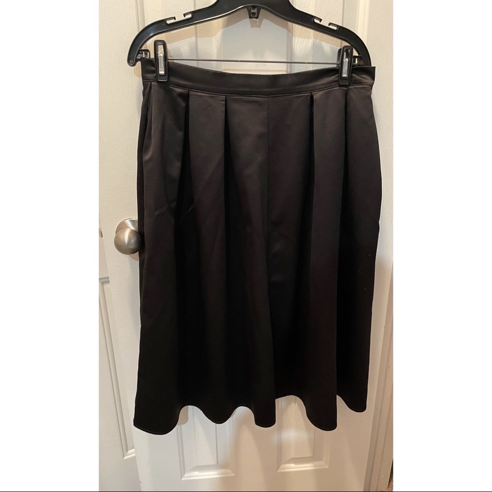 Black Tea Length Skirt